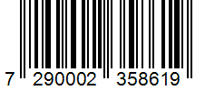 Barcode 7290002358619