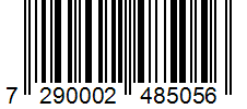 Barcode 7290002485056