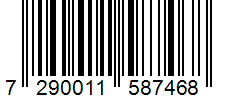 Barcode 7290011587468