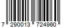 Barcode 7290013724960