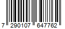 Barcode 7290107647762
