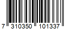 Barcode 7310350101337