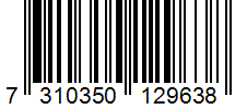 Barcode 7310350129638