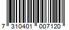 Barcode 7310401007120