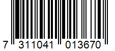 Barcode 7311041013670