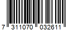 Barcode 7311070032611