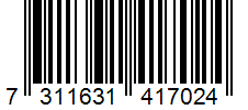 Barcode 7311631417024