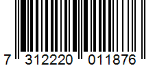Barcode 7312220011876
