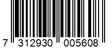 Barcode 7312930005608