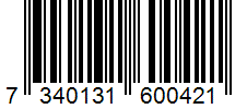 Barcode 7340131600421