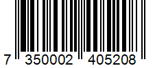 Barcode 7350002405208