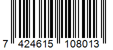 Barcode 7424615108013