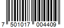 Barcode 7501017004409