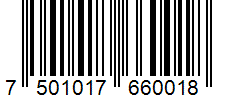 Barcode 7501017660018
