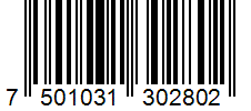 Barcode 7501031302802