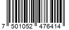Barcode 7501052476414