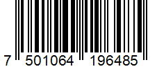Barcode 7501064196485