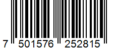 Barcode 7501576252815