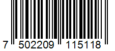 Barcode 7502209115118