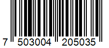 Barcode 7503004205035