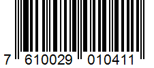 Barcode 7610029010411