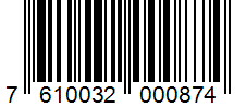 Barcode 7610032000874