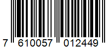 Barcode 7610057012449