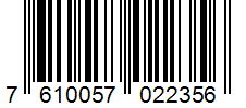 Barcode 7610057022356