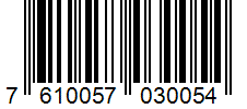 Barcode 7610057030054
