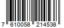 Barcode 7610058214538