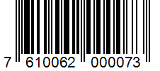 Barcode 7610062000073