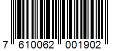Barcode 7610062001902