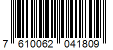 Barcode 7610062041809