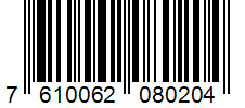 Barcode 7610062080204