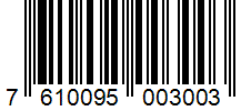 Barcode 7610095003003