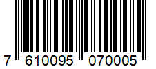 Barcode 7610095070005