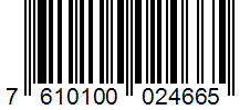 Barcode 7610100024665