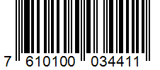 Barcode 7610100034411