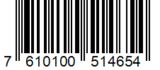 Barcode 7610100514654