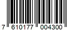 Barcode 7610177004300