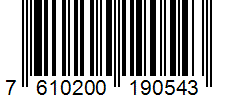 Barcode 7610200190543