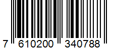 Barcode 7610200340788