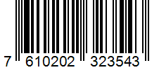 Barcode 7610202323543