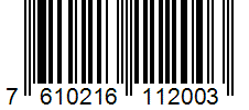 Barcode 7610216112003