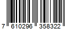 Barcode 7610296358322