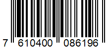 Barcode 7610400086196