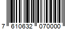 Barcode 7610632070000