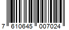 Barcode 7610645007024