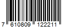Barcode 7610809122211