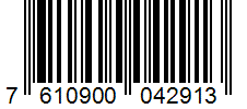 Barcode 7610900042913